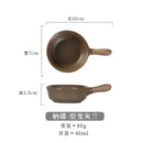 Axyaa Ceramic Coarse Pottery Seasoning Dipping Dish Set of 4