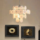 Axyaa Crystal Chandelier Dining Room Luxury Pendant Lamp