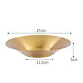 Axyaa Stainless Steel Fruit Salad Bowl Set