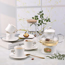 Axya Chic Coffee Pot Tea Cup Set Modern Porcelain High-grade Cups Dish Set