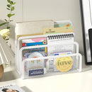 Metal Mesh Desk File Organizer by Axyaa - Small Letter Holder for Desktop Organization