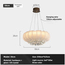Axyaa Crystal Chandelier Pendant Light for Modern Luxury Living Room