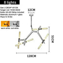 Axyaa Rotating LED Ceiling Chandelier Modern Living Room Pendant Lights
