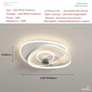 Modern LED Ceiling Lamp with Remote Control by Axyaa for Children's Bedroom, Living Room