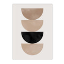 Axyaa Geometric Abstract Canvas Print Wall Art for Modern Home Decor