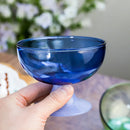 Axyaa Two Tone Heat Resistant Glass Dessert Cup Set