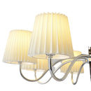 Axyaa Luxury Cloth Cover Chandelier for Living Room, Dining & Bedroom