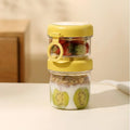 Axyaa Portable Salad Cup with Spoon: Fitness Food Container for Breakfast and Oats