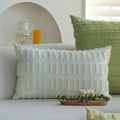 Axyaa Green Polyester Cushion Cover 45X45 Cute Throw Pillowcase Sofa Decor
