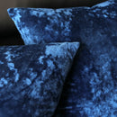 Axyaa Ice Plush Pillow Cover in Soft Cozy Blue Gold Green Pink Brown Solid Decoration
