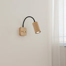 Axyaa LED Wood Wall Lamp 220v - Indoor Art Light for Stair, Mirror, Bathroom