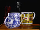 Axyaa Dragon Bone  Tea Cup - Chinoiserie Style - Chinese Tradition - Tea Ceremony Mug