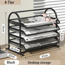 Axyaa Mesh Desk Tray Set for Office Organization and File Storage