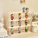 Axyaa Acrylic Display Cabinet for LEGO & Action Figures, Transparent Box for POP MART