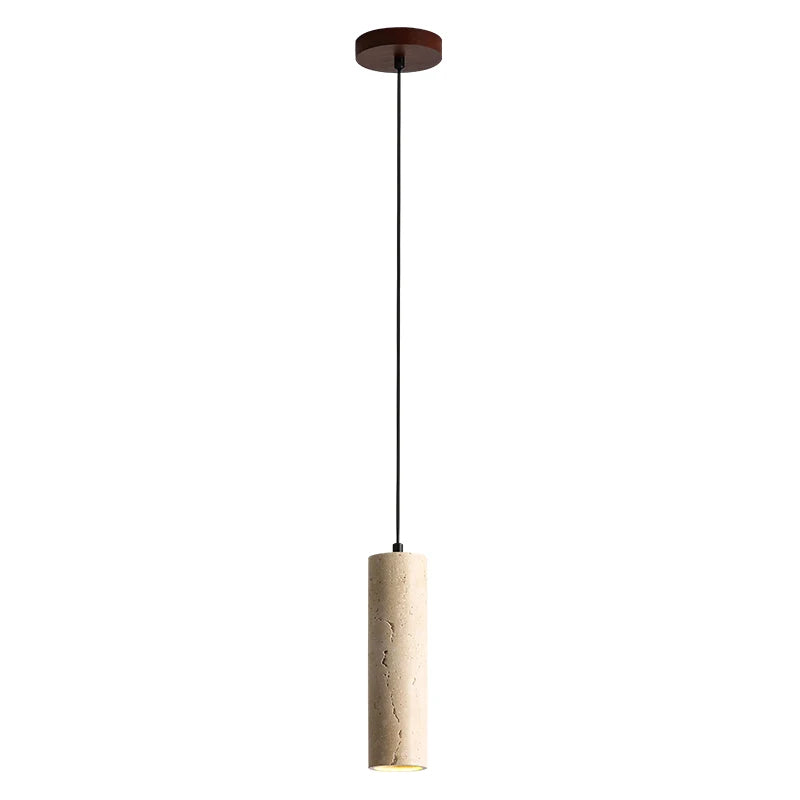 Axyaa Travertine LED Pendant Lamp for Bar, Bedroom, Living Room - Small Hanging Lights