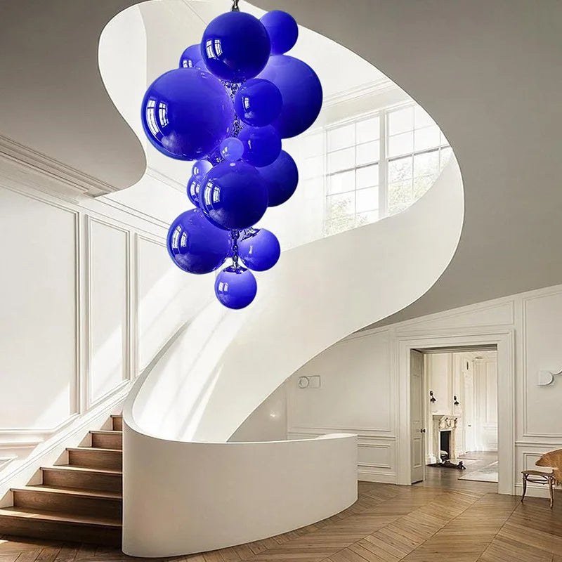 Axya Luxury Grape Chandelier for Living Room Staircase Villa Hotel Hall