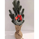 Axyaa Handmade Woven Tapestry Small Christmas Tree Circle Walking Stick Decoration