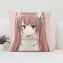 Axyaa Anime Pillow Covers for Sofa, Car, or Sleeping Pillows - 50x50 Decorative Cushion Cover