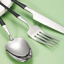 Axyaa 16-Piece Stainless Steel Tableware Set for Restaurants, Hotels, and Homes