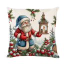 Axyaa Christmas Pillow Cover Set - Festive Home Decor & Gift