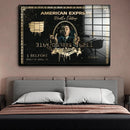 Axyaa Street Wolf Wall Picture Mural Lamp for Financial Tycoon Decor
