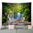 Axyaa Wild Animal Tapestry Nature Landscape Wall Hanging for Home Decor