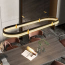 Axyaa Acrylic LED Pendant Lights for Dining Table Chandeliers