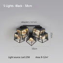 Axyaa Modern Gypsophila Ceiling Chandelier, Elegant Pendant Light for Bedroom, Living, Dining Room