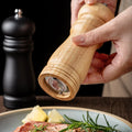 Axyaa Pepper Grinder: Adjustable Seasoning Tool for Home Kitchen - Salt, Pepper Mill