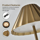 Axyaa Rechargeable LED Desk Lamp Touch Light for Home and Hospitality