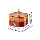 Axyaa Multi-Layer Stackable Food Storage Box - Organize Candy, Snacks & Fruits