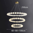 Axyaa Modern LED Chandelier for Living, Dining, and Bedroom Lighting