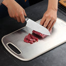 Axyaa Stainless Steel Cutting Board for Kitchen Food Prep