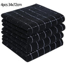 Axyaa Super Absorbent Cotton Kitchen Towel Set for Home Cleaning and Drying