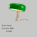 Axyaa Mushroom Marble Desk Lamp Modern LED Table Light