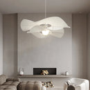 Axyaa Nordic Hat Pendant Lamps in White Fabric for Indoor Lighting