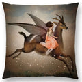 Axyaa Elegant Lady Fantasy Pillow Case for a Free Mind