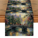 Axyaa Farmhouse Dining Table Runner Set for Party Table Decor and Home Interiors