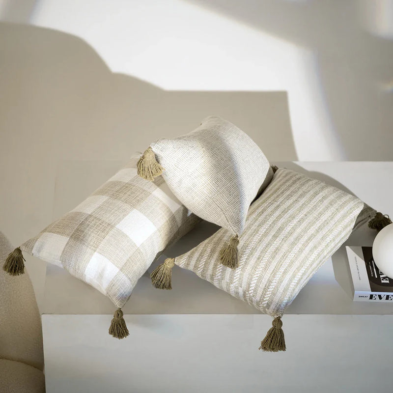 Axyaa Coffee Cushion Covers - Home Decor Pillowcases for Sofa, Car Seat - 30x50cm/45x45cm