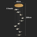 Axyaa LED Pendant Chandeliers for Modern Home Decor Indoor Lighting