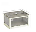 Xl Clothes Storage Box Organizer with Lid, Wheels & Stackable Design by Axyaa