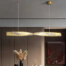 Axya Spiral Pendant Chandelier - Luxury LED Lighting for Dining Room