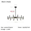 Axyaa LED Ceiling Chandelier: Modern Home & Office Pendant Lamp Fixture