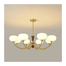 Axyaa Retro Style Luxury Chandelier Living Room Lamp for Atmosphere in Bedroom and Dining Room