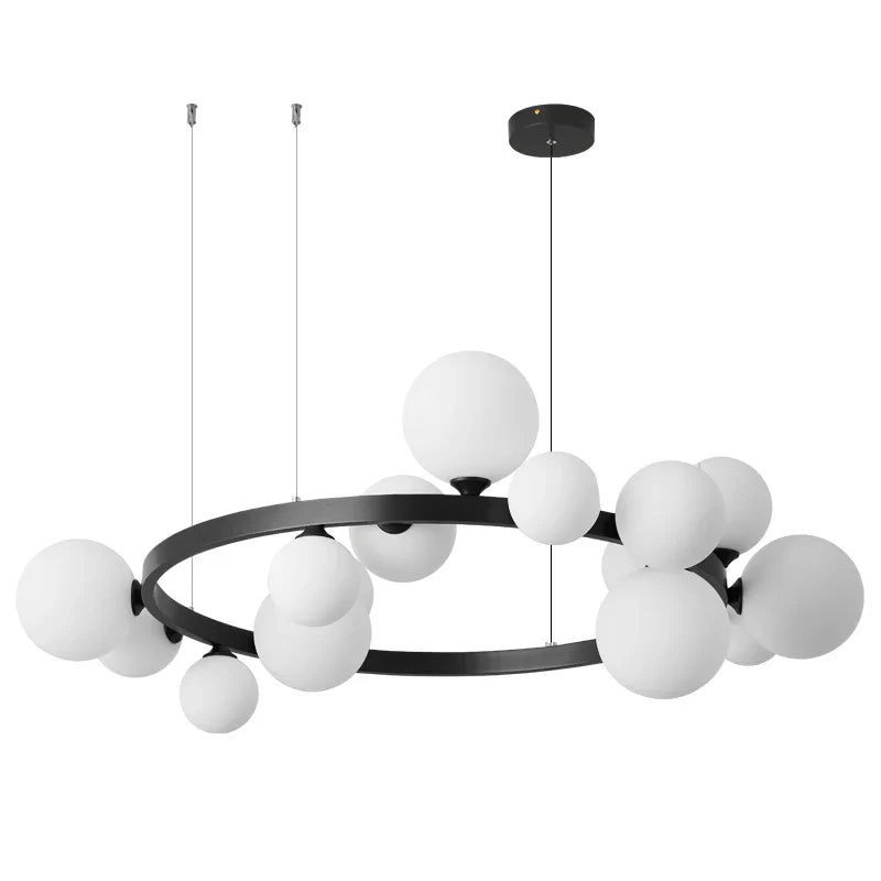 Axyaa Magic Bean Glass Chandelier - Luxury Nordic Minimalist Lighting