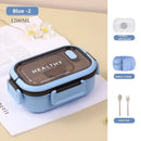 Axyaa 3 Grid Fruit Cartoon Lunch Box for Kids, Multi-function Organizer