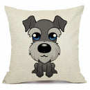 Axyaa Pet Dog Pattern Cushion Cover - 45X45cm