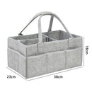Axyaa Stroller Organizer Mommy Tote: Portable Storage Diaper Bag & Baby Accessories Basket