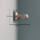 Axyaa LED Wall Light Mirror Iron Bedside Wall Lamp for Bathroom Bedroom