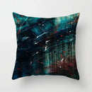 Axyaa Geometric Cat Hug Pillow Cover - Psychedelic Color Sofa Decor